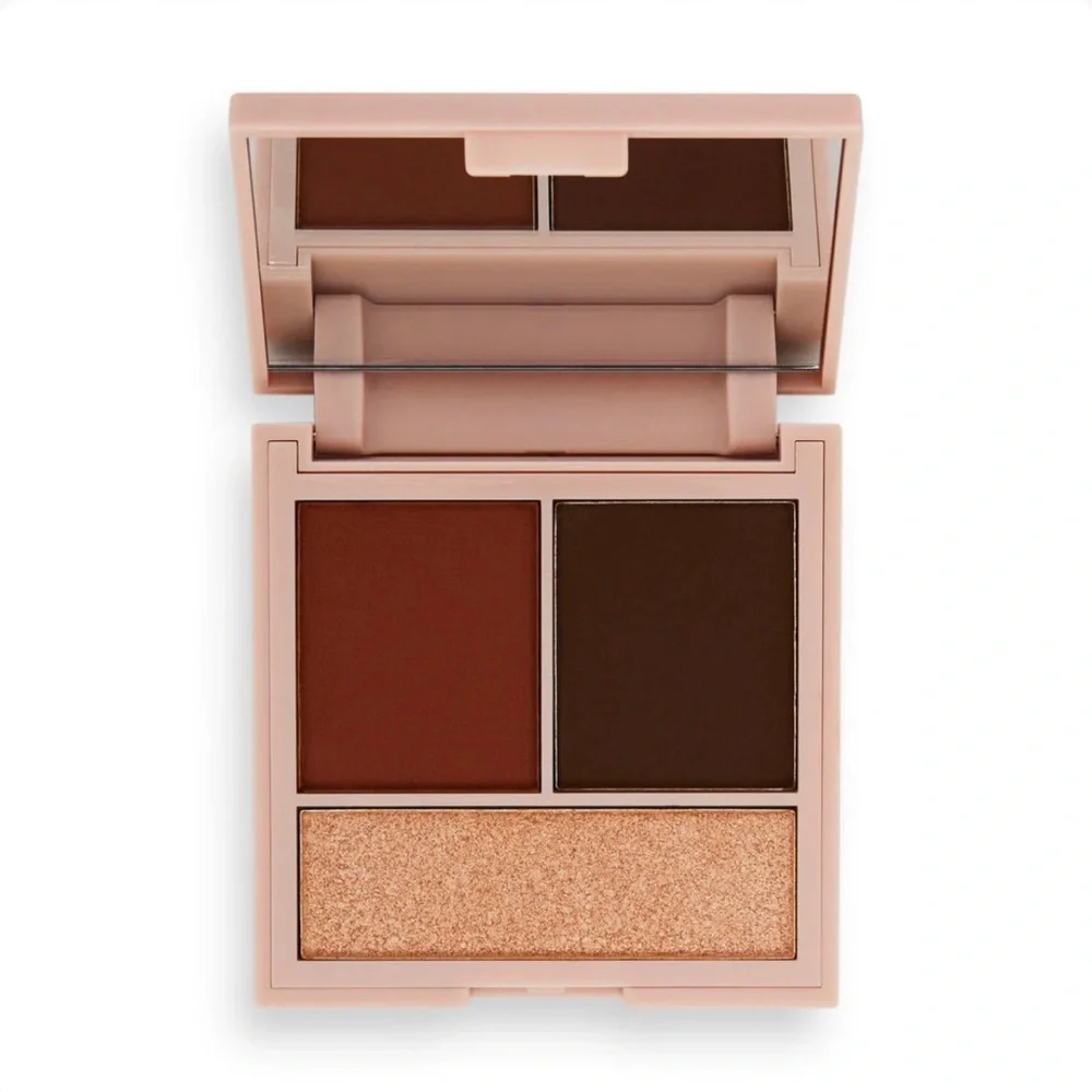 Revolution Brown and Cream Bronzer Contour Palette